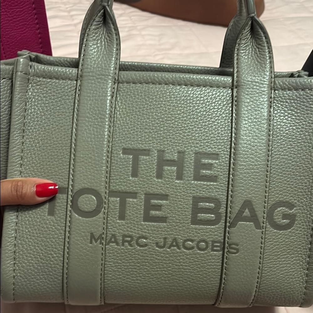 Marc Jacobs cement gray Tote Bag